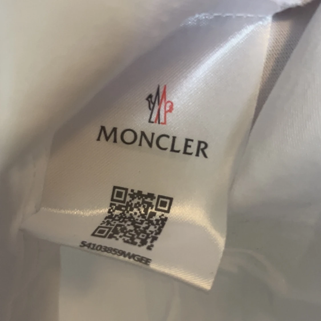 Vit Moncler t-shirt med logga - 3