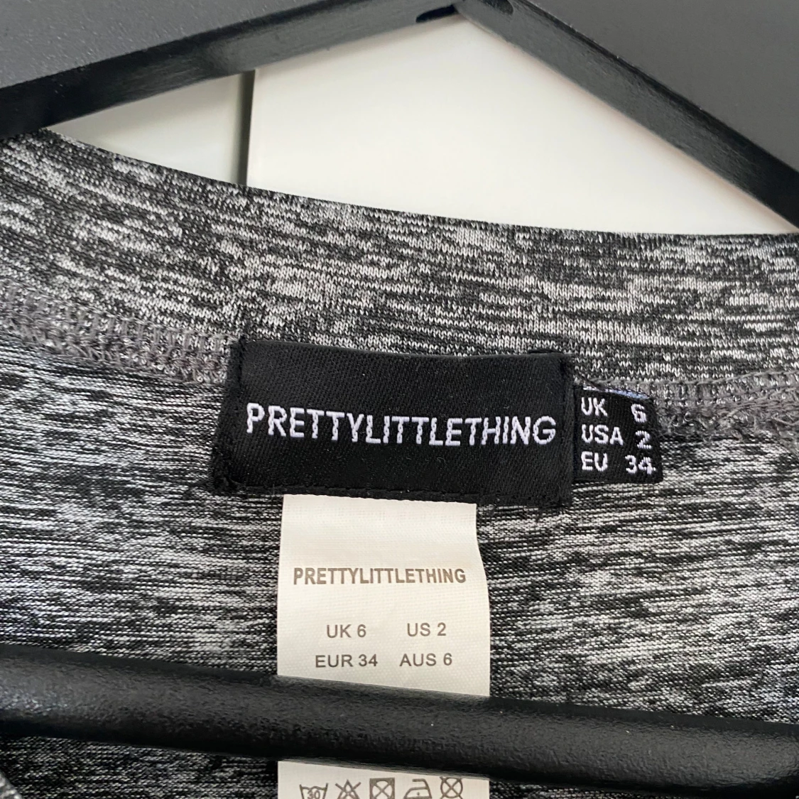 Grå långärmad träningströja - 1