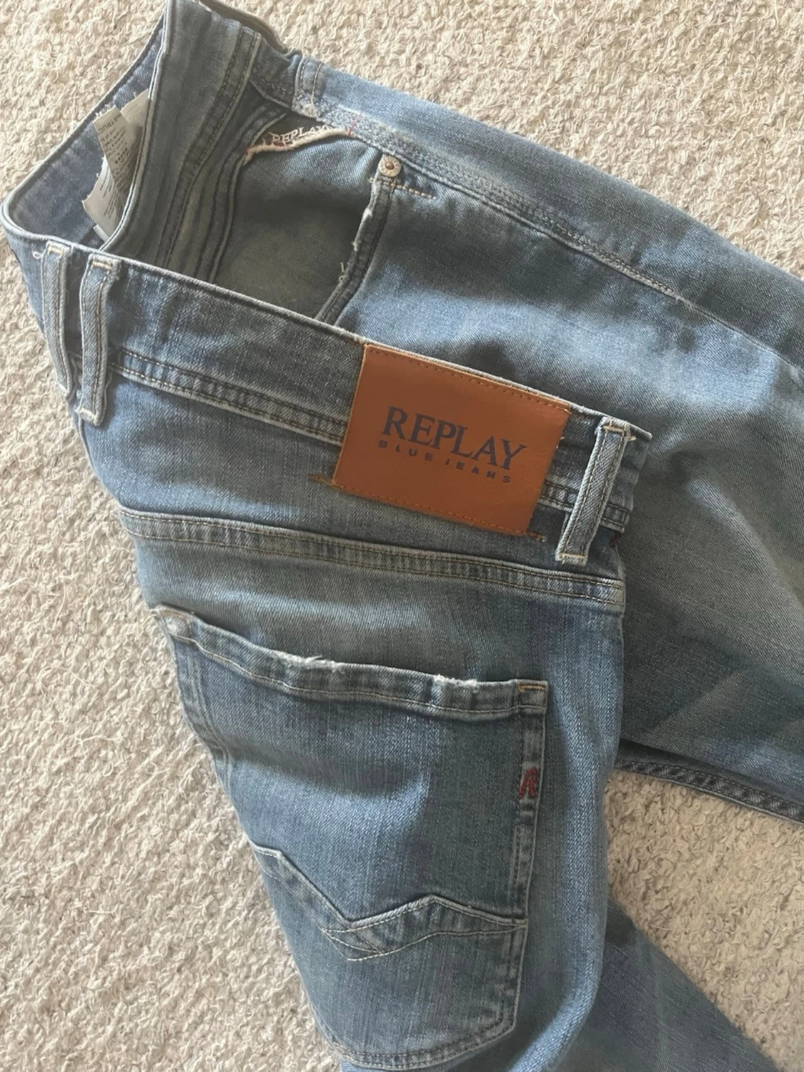 Blå jeans från Replay, modell Rocco - 4