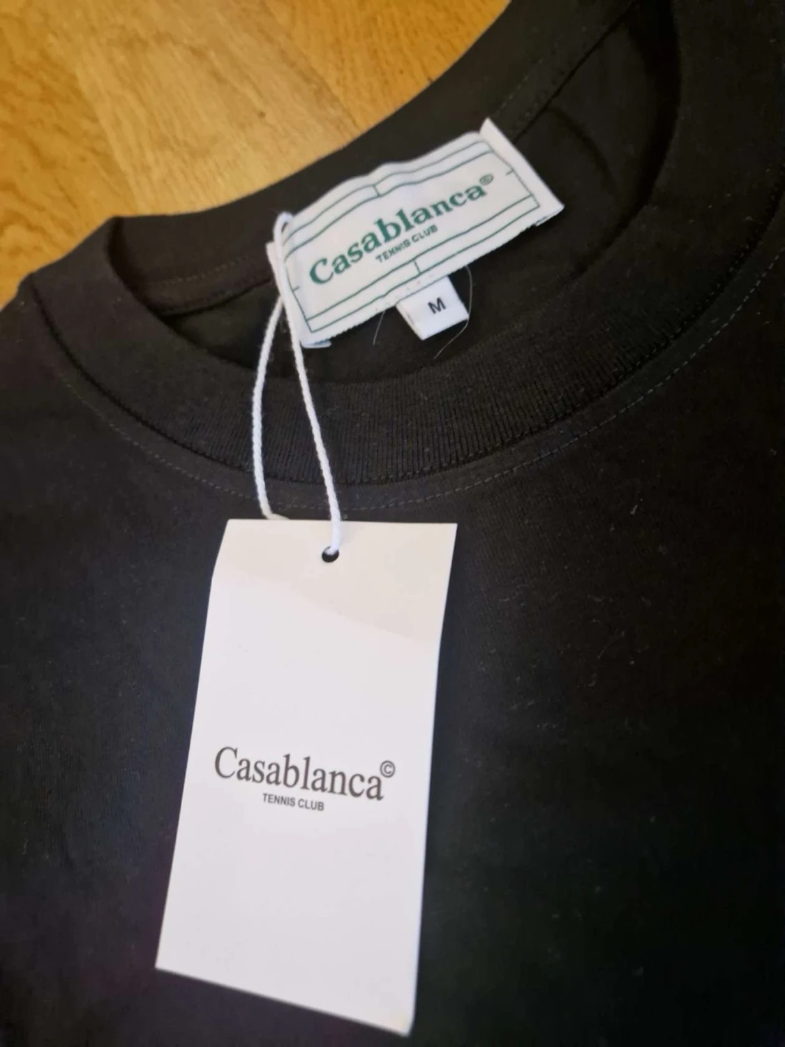 Svart t-shirt med tryck från Casablanca - 3