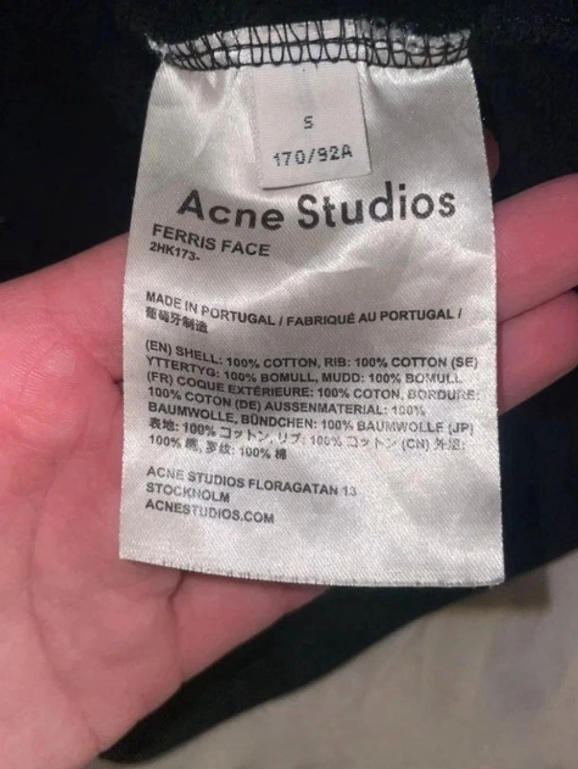 Svart hoodie från Acne Studios - 3