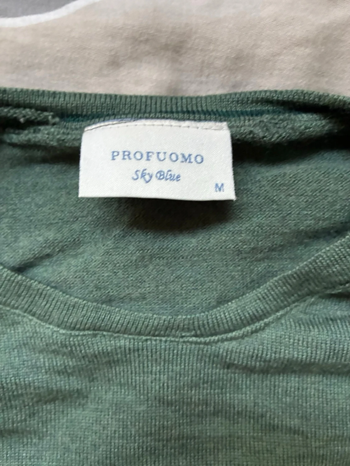 Grön stickad tröja från Profuomo - 1