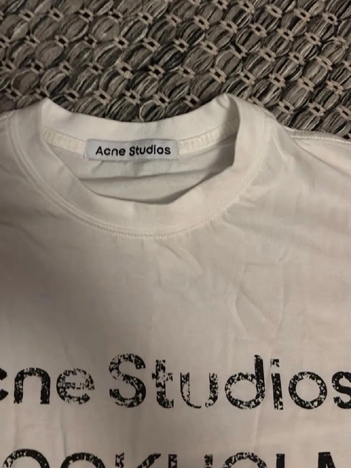 Vit långärmad t-shirt Acne Studios - 1