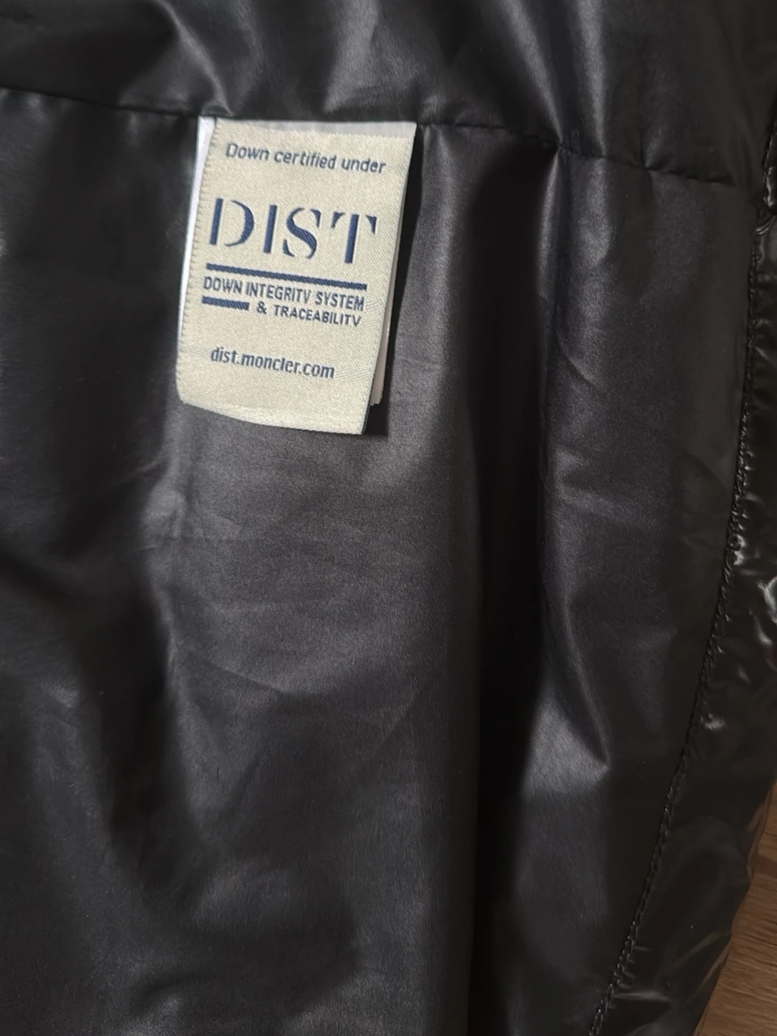 Svart glansig dunväst Moncler - 3