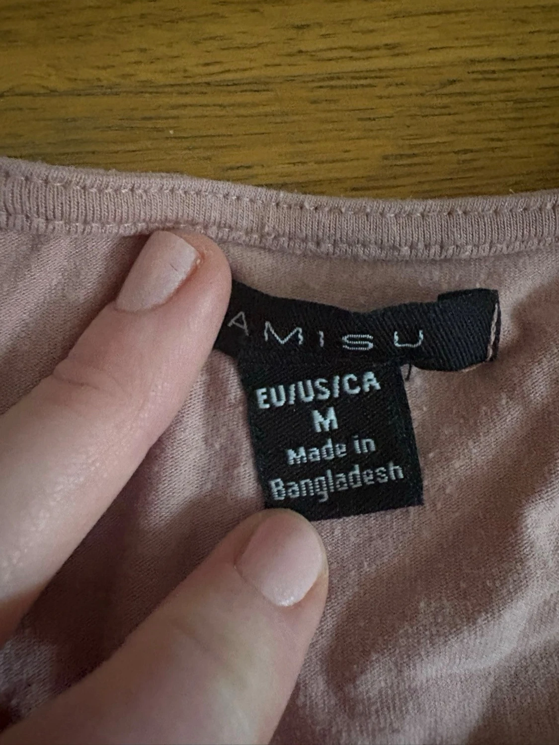Ljusrosa långärmad topp - 2