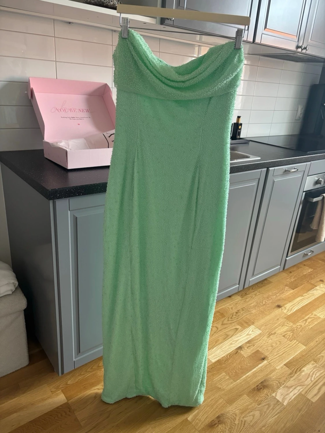 Oh polly mint green dress - 1