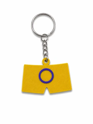 Intersex Pride flagga - nyckelring - Visa din stolthet med denna stilrena nyckelring inspirerad av intersex pride. Den minimalistiska designen med de ikoniska färgerna för den till en perfekt accessoar för dig som vill uttrycka din personlighet och tillhörighet, både till vardags och under Pride tex.