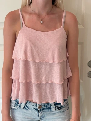 Rosa blus från Kappahl - Storlek 158/164. Bra skick, priset kan diskuteras