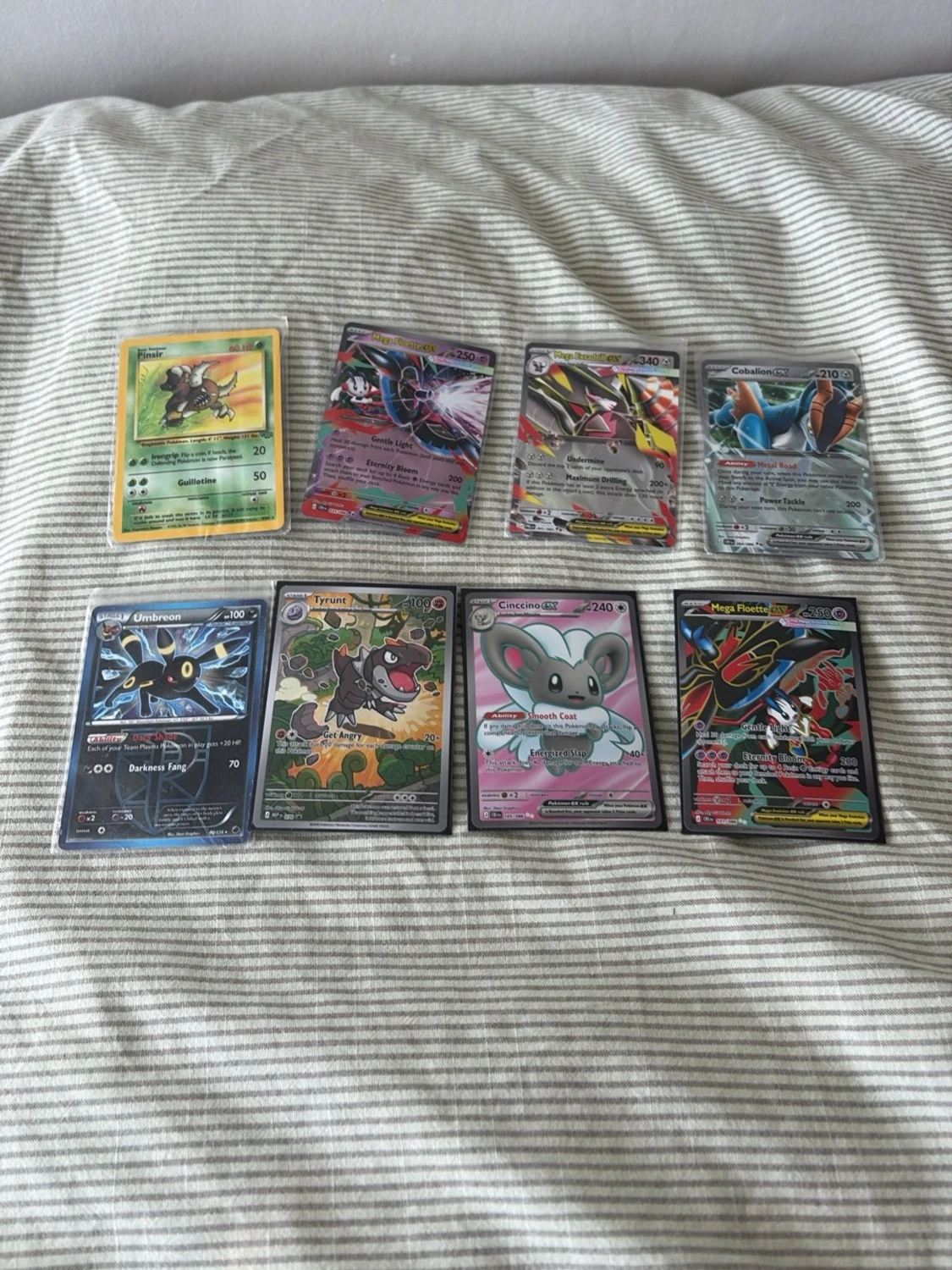 Pokémonkort samling, 9 kort