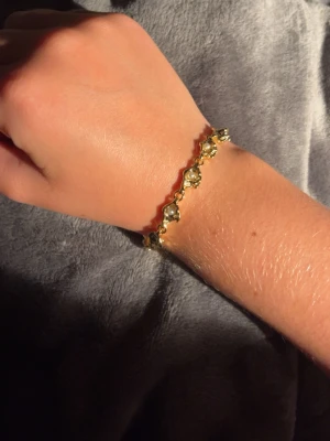 Armband - Har använts två gånger men tyvärr har en del av knäppet gått i sönder men man kan fortfarande knäppa de.