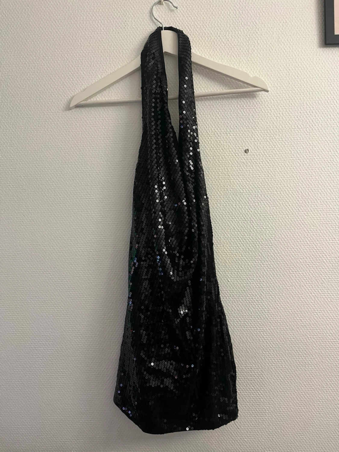 Glitter kort klänning