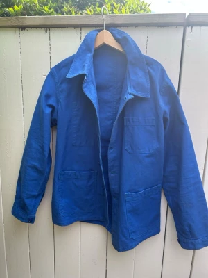 Blå overshirt från Gill'as - Klassisk blå vintage workwear overshirt från ett litet franskt företag Gill’as.