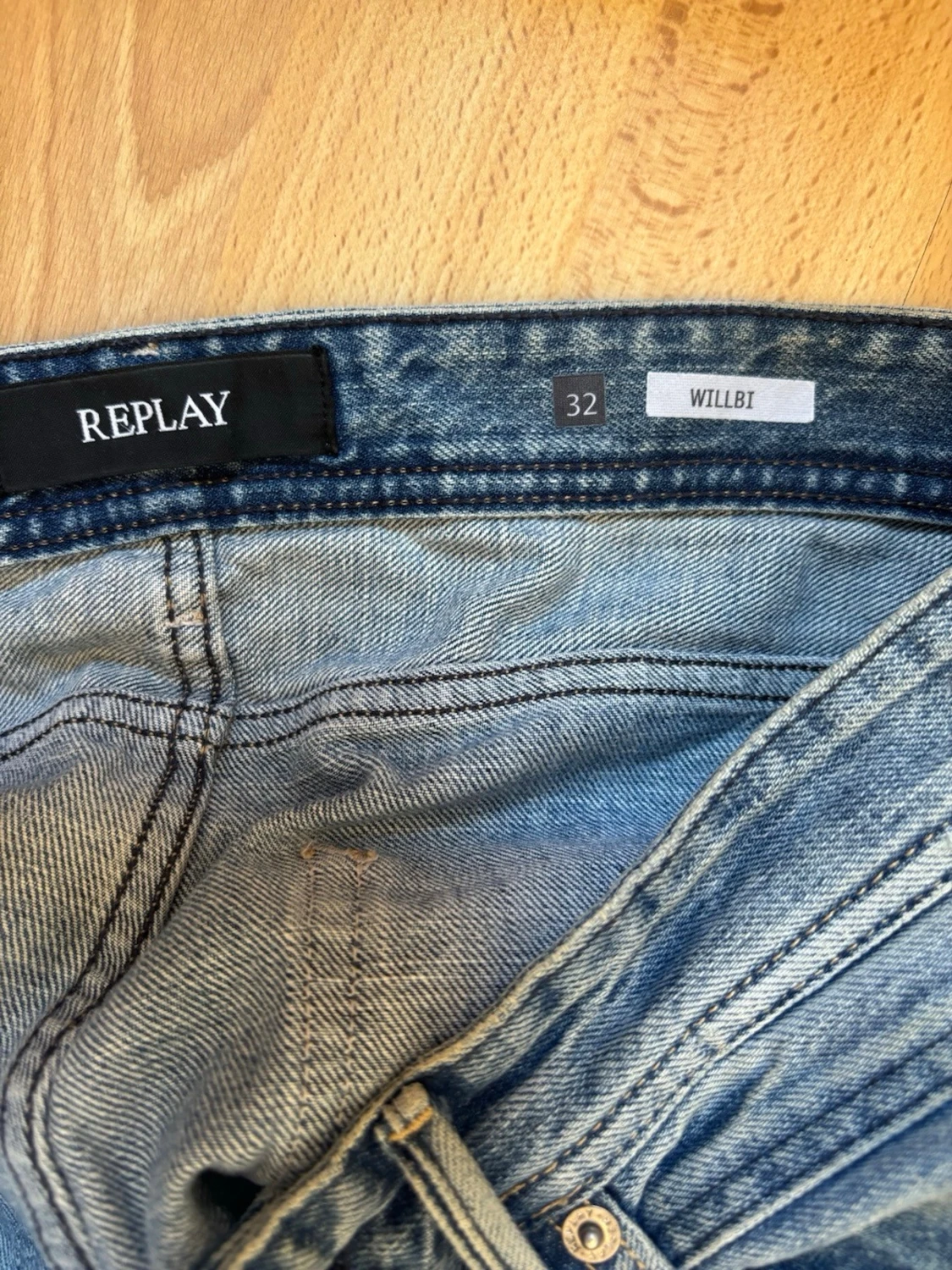 Replay Jeans - Blå denim  - 3