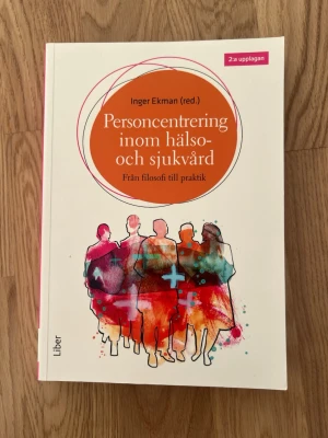 Personcentrering inom hälso- och sjukvård - Inköpt från Studentlitteratur, aldrig använd då jag läser e-böcker i stället.