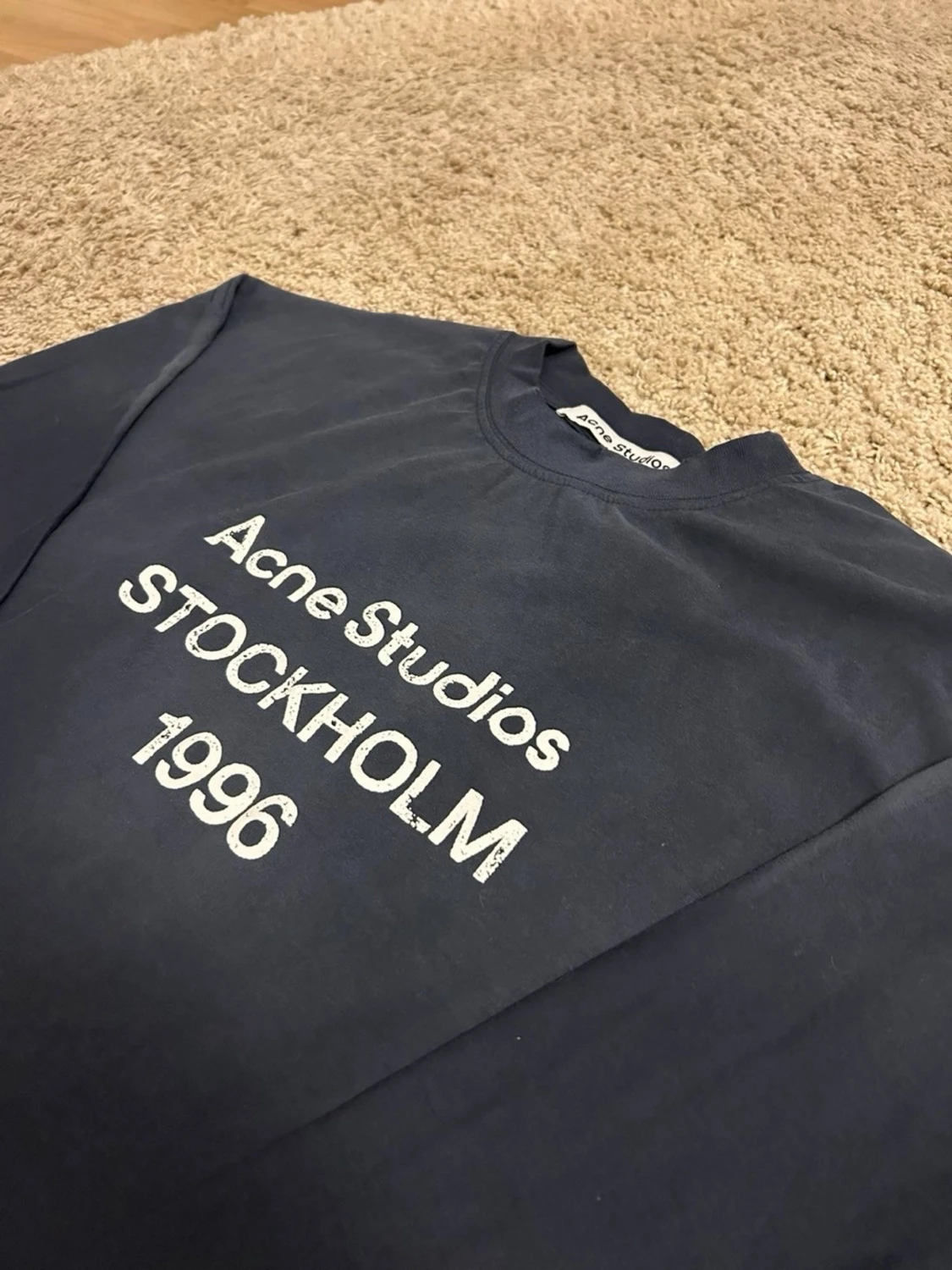 Acne Studios blå långärmad tröja - 1