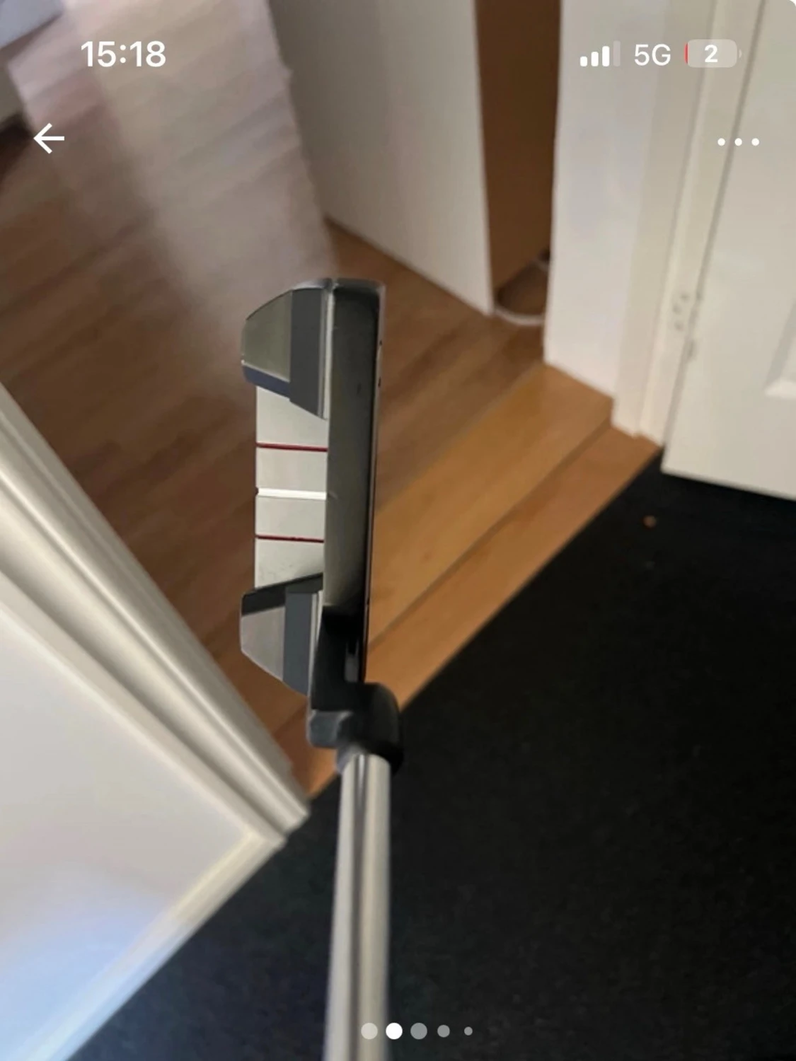 Golfputter Harmonized svart/grå vänster mycket bra  - 1