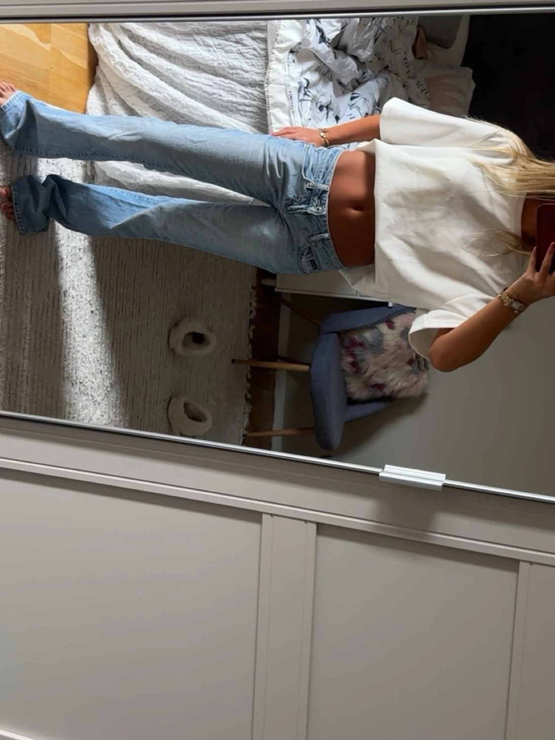 Ljusblå jeans  - 1