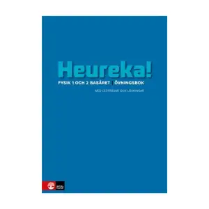 Heureka! gör fysiken lättillgänglig och intressant för eleven. Med text och bild visas fysikens tillämpningar, historiska utveckling och betydelse för individ och samhälle på ett pedagogiskt sätt.  Heureka Fysik 1 och 2 Basåret är anpassat för de naturvetenskapliga och tekniska basåren. Det består av en teoribok och en övningsbok och innehåller allt material från Heureka Fysik 1 och Heureka Fysik 2. Dessutom innehåller det efterfrågat fördjupande material inom områden som rörelsemängd, växelströmskretsar och relativitetsteori och ger därmed möjlighet till ytterligare förberedelse inför högre studier i fysik.  Teoribok * Pedagogiskt utformade texter och figurer* Kontrolluppgifter som hjälper eleven att bearbeta texten samt utmanande* Tänk till!-uppgifter* Gott om lösta exempel* Sammanfattningar till varje kapitel Övningsbok * Övningar till varje kapitel* Ledtrådar, lösningar och facit till övningarna    Format Häftad   Omfång 190 sidor   Språk Svenska   Förlag Natur & Kultur Läromedel och Akademi   Utgivningsdatum 2016-08-09   Medverkande Lars Bergström   Medverkande Per Gunnvald   Medverkande Erik Johansson   Medverkande Roy Nilsson   Medverkande Jenny Ivarsson   ISBN 9789127447110  