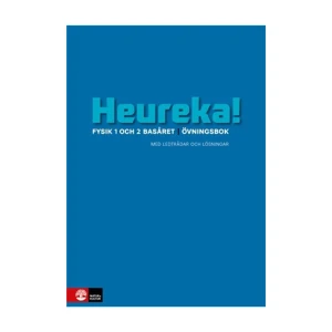 Heureka Fysik 1 och 2 Basåret Övningsbok (häftad) - Heureka! gör fysiken lättillgänglig och intressant för eleven. Med text och bild visas fysikens tillämpningar, historiska utveckling och betydelse för individ och samhälle på ett pedagogiskt sätt.  Heureka Fysik 1 och 2 Basåret är anpassat för de naturvetenskapliga och tekniska basåren. Det består av en teoribok och en övningsbok och innehåller allt material från Heureka Fysik 1 och Heureka Fysik 2. Dessutom innehåller det efterfrågat fördjupande material inom områden som rörelsemängd, växelströmskretsar och relativitetsteori och ger därmed möjlighet till ytterligare förberedelse inför högre studier i fysik.  Teoribok * Pedagogiskt utformade texter och figurer* Kontrolluppgifter som hjälper eleven att bearbeta texten samt utmanande* Tänk till!-uppgifter* Gott om lösta exempel* Sammanfattningar till varje kapitel Övningsbok * Övningar till varje kapitel* Ledtrådar, lösningar och facit till övningarna    Format Häftad   Omfång 190 sidor   Språk Svenska   Förlag Natur &amp; Kultur Läromedel och Akademi   Utgivningsdatum 2016-08-09   Medverkande Lars Bergström   Medverkande Per Gunnvald   Medverkande Erik Johansson   Medverkande Roy Nilsson   Medverkande Jenny Ivarsson   ISBN 9789127447110  