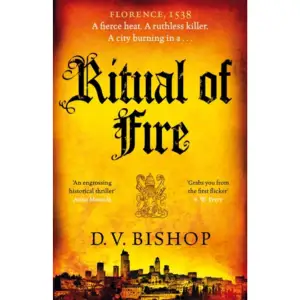 Ceremonial murder has returned to Florence. Only two men can end the destruction. Featuring Officer Cesare Aldo, Ritual of Fire is an atmospheric historical thriller by D. V. Bishop, set in Renaissance Italy.'Fast becoming a serious rival to C. J. Sansom and S. J. Parris' - Historical Novel SocietyFlorence. Summer, 1538.A night patrol finds a wealthy merchant hanged and set ablaze in the city's main square. More than mere murder, this killing is intended to put the fear of God into Florence. Forty years earlier, puritanical monk Girolamo Savonarola was executed the same way. Does this new killing mean his fanatical disciples are reviving the monk's regime of holy terror?Cesare Aldo is busy hunting thieves in the Tuscan countryside, leaving Constable Carlo Strocchi to investigate the killing. When another merchant is burned alive in public, the rich start fleeing to their country estates. But the Tuscan hills can also be dangerous.Growing religious fervour and a scorching heatwave drives the city ever closer to madness. Meanwhile, someone is stalking those powerful men who forged lifelong bonds in the dark days of Savonarola.Unless Aldo and Strocchi work together, all of Florence will be consumed by an inferno of death and destruction.Ritual of Fire is the third Cesare Aldo mystery, preceded by City of Vengeance and The Darkest Sin.    Format Häftad   Omfång 403 sidor   Språk Engelska   Förlag Pan Books Ltd   Utgivningsdatum 2023-06-01   ISBN 9781529096491  