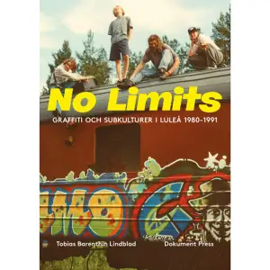 Sommaren 1991 hade järnridån fallit och Europa öppnats. Vi befann oss i sviterna av mordet på Olof Palme och fångade i en stormvind dansade vi in efterkrigstidens värsta ekonomiska kris till tonerna av Roxette, Guns n Roses, Nirvana och Just D. Beppehattar, pagefrisyrer och batiktröjor tog över trottoarerna och skateboardhjulen slog mot trottoarkanterna. I Luleå, där skejt-, punk- och hardcorescenerna hade fått upp ögonen för varandra, fick ett dussintal tonåringar uppdraget att måla en hundra meter lång kulvert under Ralph Erskines Shopping-center. Men sommaren 1991 började tio år tidigare. Då började tonårspojkar i Luleå träna dans på VM-nivå och uppträdde på stadens gator och torg, Tjäderspel , skrev tidningarna. No Limits berättar vad den kreativa men uttråkade Luleå-ungdomen roade sig med under 1980-talet: Skejt, freestyle-skidåkning, arkadspel, rap-musik och scratch, snowboard, hardcore, punk och förstås graffiti. Ungdomskulturerna lämnade ett magnifikt spår efter sig: ett trettiotal graffitimålningar från sommaren 1991, som finns bevarade. Målningarna analyseras lager för lager träder de populärkulturella influenserna fram. No Limits är den första svenska boken som berättar om 1980-talets gatudansscen och fördjupar sig i 1980-talets populärkulturella utttryck berättat av dåtidens utövare.    Format Häftad   Omfång 172 sidor   Språk Svenska   Förlag Dokument Press   Utgivningsdatum 2023-08-31   ISBN 9789188369543  