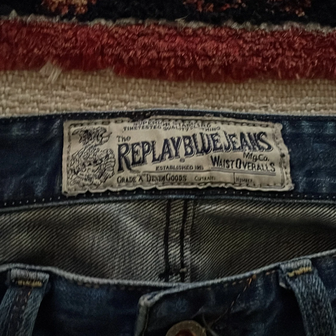 Blå jeans från Replay - 90