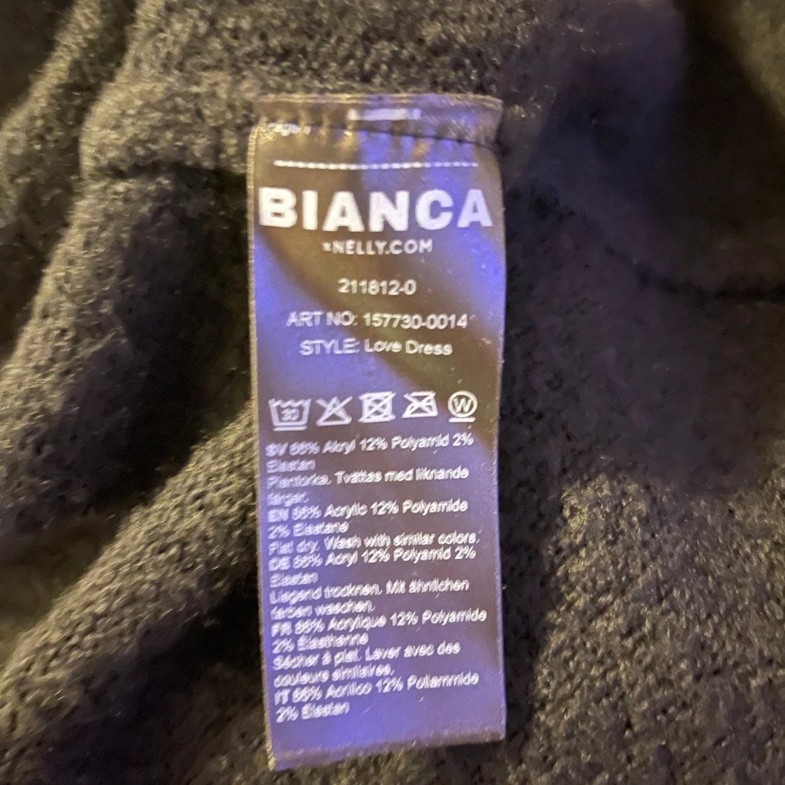 Lång stickad klänning Bianca x Nelly - 91