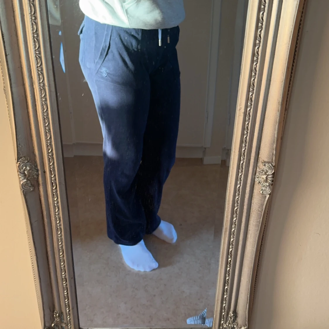 Mörkblå mjukisbyxor från Juicy Couture