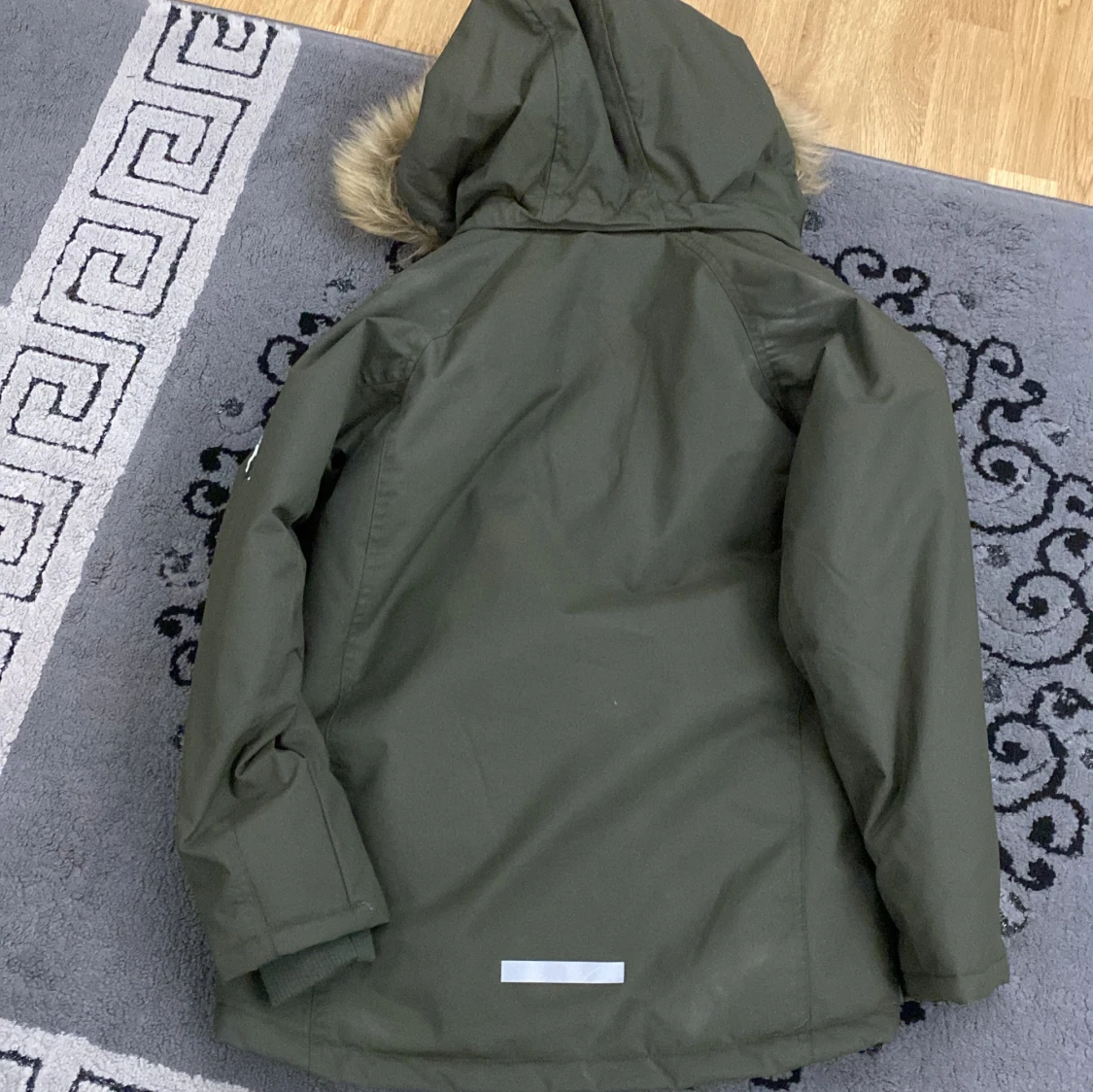 Grön parkajacka  - 90