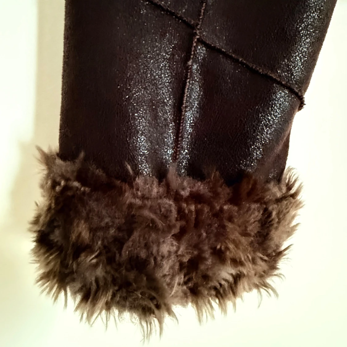 Brun Armani Jeans jacka  med pälsdetaljer - 93