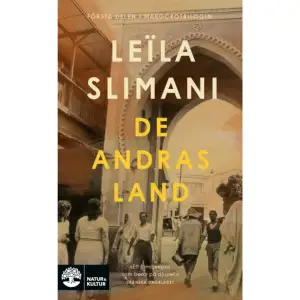 »Det är en våldsam och vacker roman, väl översatt till svenska av Maria Björkman. Mest imponerad är jag av personporträtten, som är psykologiskt djuplodande och långt ifrån svartvita.«Jenny Högström, Sydsvenskan »Ett familjeepos som berör på djupet.«Matilda Arborelius, Skånska Dagbladet »en magnifik berättelse om kolonialism, frihet och underkastelse i 1940-talets Marocko … Leila Slimani är en stark berättarröst, som både förmår gestalta komplexa relationer och samhällsskeden, på ett vidunderligt vackert språk.«Ulla Strängberg, Jönköpings-Posten »Likt en Alice Munro rör sig Slimani ständigt i närheten av katastrofen, den som i sista stund uteblir. Romanen breda anslag markerar en delvis ny väg i författarskapet, väl värd att följa vidare. Inte minst för Aïchas skull, parets dotter, vars egensinne och utsatthet Slimani skildrar med lyhörd skärpa.«Therese Eriksson, Tidningen Vi ................................................................. Första delen i en storslagen romantrilogi om Marocko efter kriget. Amine Belhaj är en stilig marockan som strider i den franska armén. Mathilde är en envis kvinna från Alsace som längtar bort. Kriget för dem samman. Ett omaka par, löjliga i vissas ögon: hon är ett huvud längre än honom, romanläsare, frisinnad. Han bär på en hederskultur och en blind ilska. De älskar varandra, men olikheterna ska göra deras liv tillsammans mycket svårt. När paret 1947 återförenas i Rabat, Marocko, väntar livet på ”kullen” – den landplätt utanför Mèknes där de ska bygga sitt liv genom att bruka jorden och där deras barn Aïcha och Selim ska växa upp. Men marken är torr, inkomsterna små och livet betydligt hårdare än någon av dem kunnat ana. Samtidigt som vi följer familjens umbäranden, och Mathildes främlingskap inför sitt nya liv stiger den poli­tiska temperaturen i landet. Spänningarna mellan kolonis­terna och nationalisterna eskalerar och ska 1956 mynna ut i Marockos självständighetsförklaring. På en sinnlig, omsorgsfull prosa tecknar Slimani en fascinerande bild av mänskligt liv mitt i en av historiens kokpunkter. Alla vi möter i romanen tycks leva i någon annans land: marock­anerna i fransmännens, kvinnorna i männens. Och alla längtar de intensivt och skräckslaget efter att få bryta sig loss, men också förbli trygga. Marockansk-franska Leïla Slimani blev känd för svenska läsaren med Vaggvisa, som gav henne Frankrikes främ­sta litteraturpris Goncourt 2016 och gjorde henne till ett världsnamn. På svenska finns också hennes reportagebok Sex och lögner, om marockanska kvinnors livsvillkor. ................................................................. »Slimani skriver i De andras land fram komplexa karaktärer i en kaotisk tid med ett vackert språk som berör på djupet. Det bästa av allt är förstås att det kommer två böcker till i detta familjeepos.«Matilda Arborelius, Skånska Dagbladet »I den här vackra och uppslukande boken, som bygger på Slimanis familjehistoria, möter vi fransyskan Mathilde som förälskar sig i en marockansk soldat och emigrerar till makens hemland efter andra världskriget.«MMMM - Jenny Lindh, M-magasin »Ambitionen är uppenbar: detta är tänkt att bli den stora berättelsen om Marocko, en nordafrikansk 