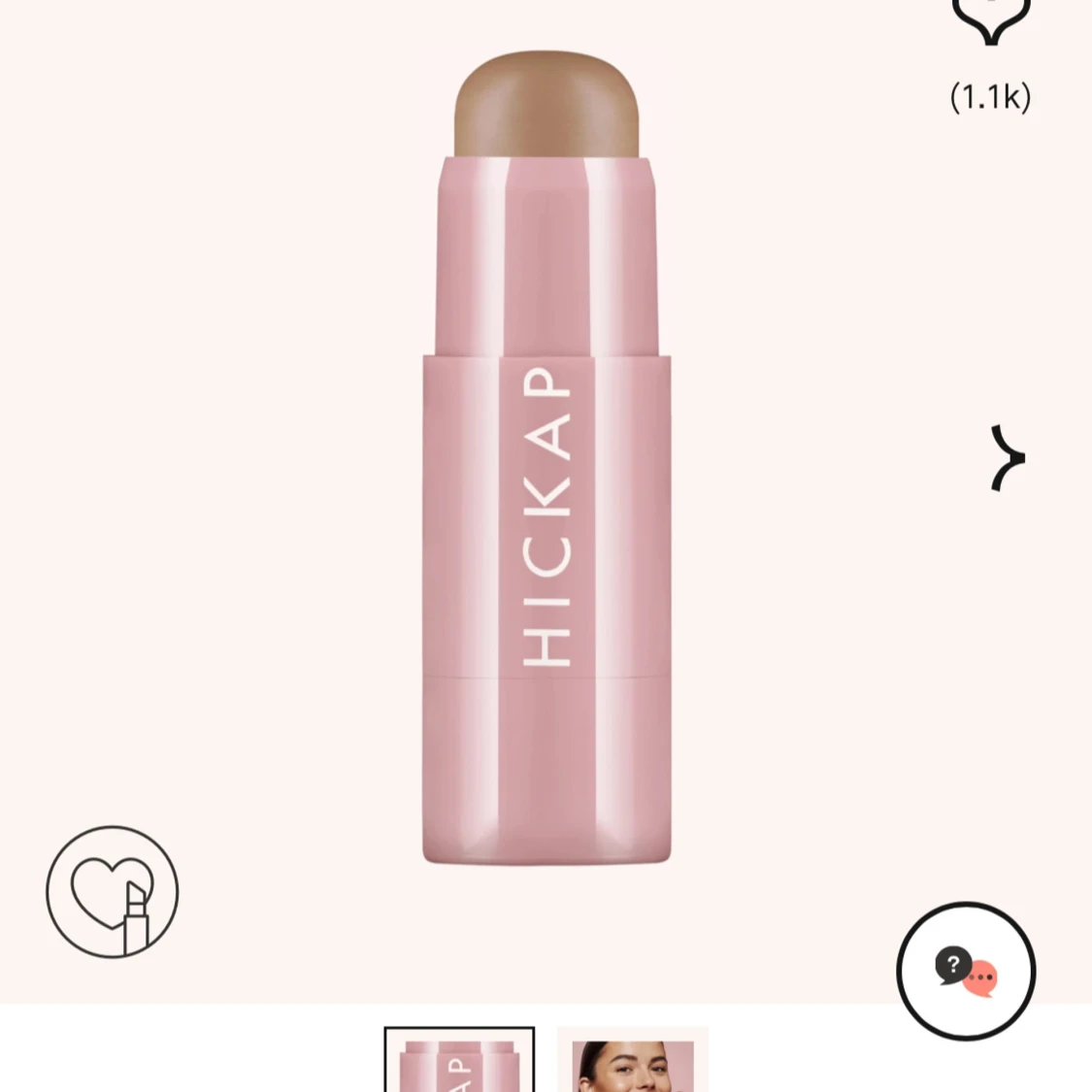 Hickap bronser stick