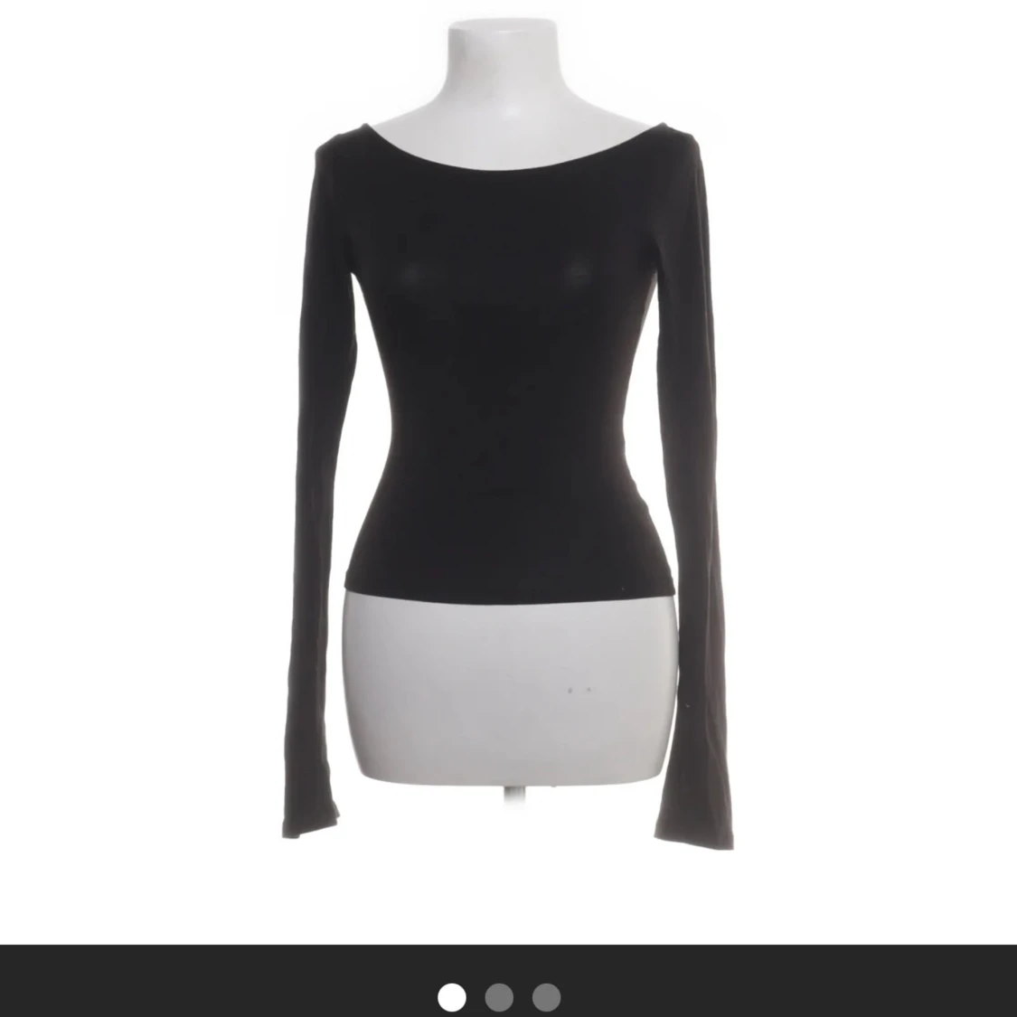 Svart långärmad topp från A-DSGN