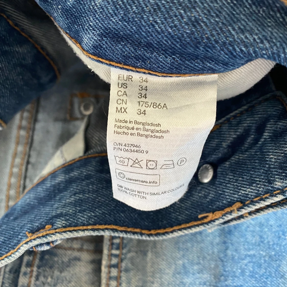 Blå jeansshorts - 93