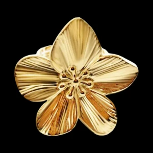 Blom Ring - Fin Blom ring Finns i Guld/Silver Justerbar  89kr/st eller 169kr för två! Modell 160