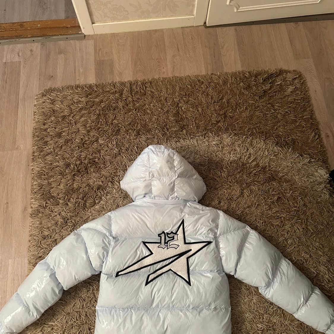 Lukamachain pufferjacka - baby blå  - 2