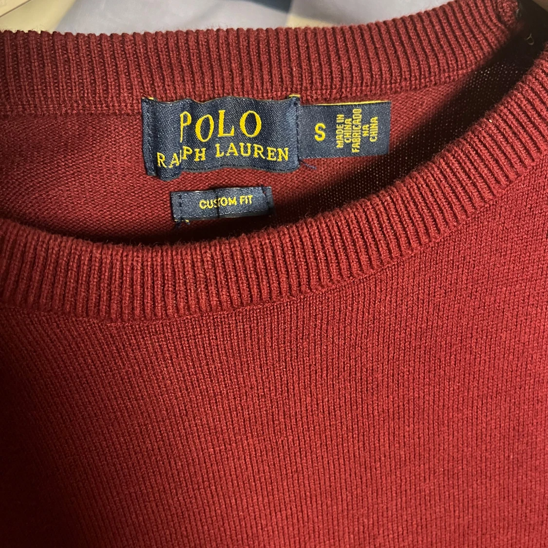Vinröd tröja från Ralph Lauren - 90