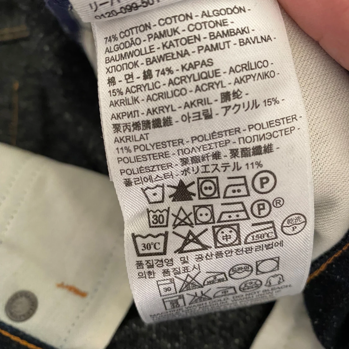 Mörkblå jeans från Levi's - 91