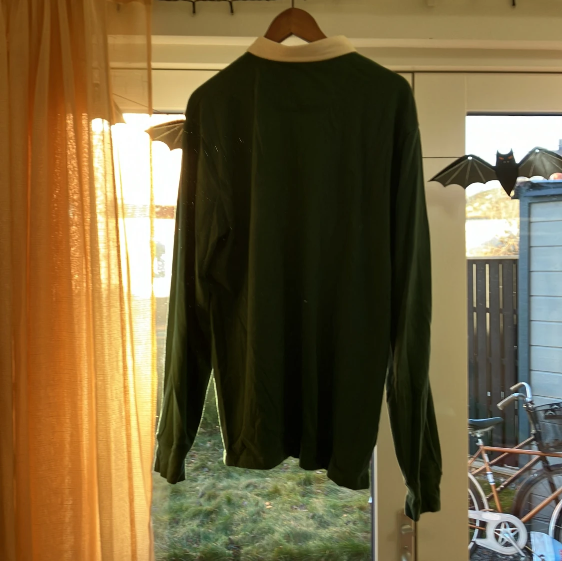 Grön långärmad pikétröja från Vans - 91