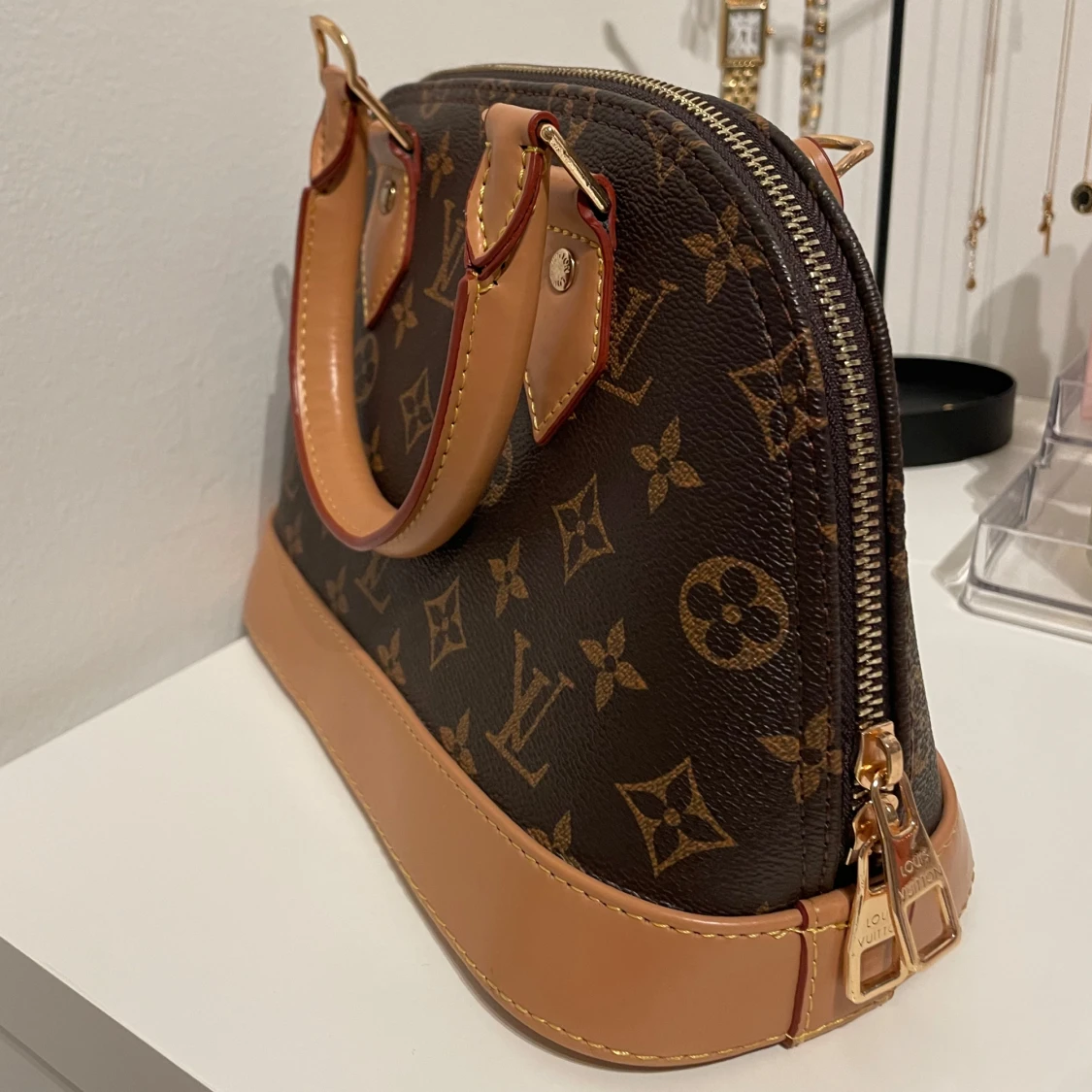 Brun handväska - 90