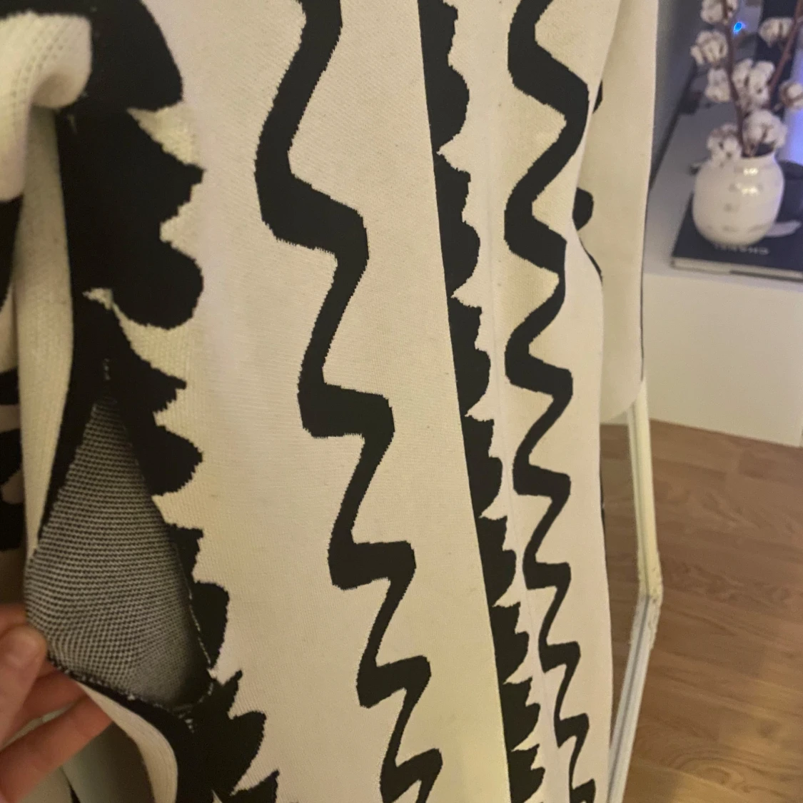 Trendig stickad klänning  - 90