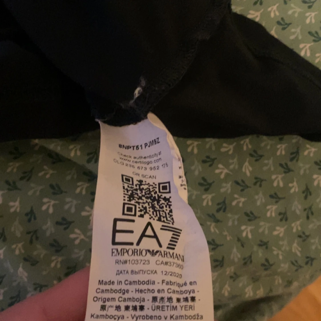 Svart t-shirt från Emporio Armani - 92