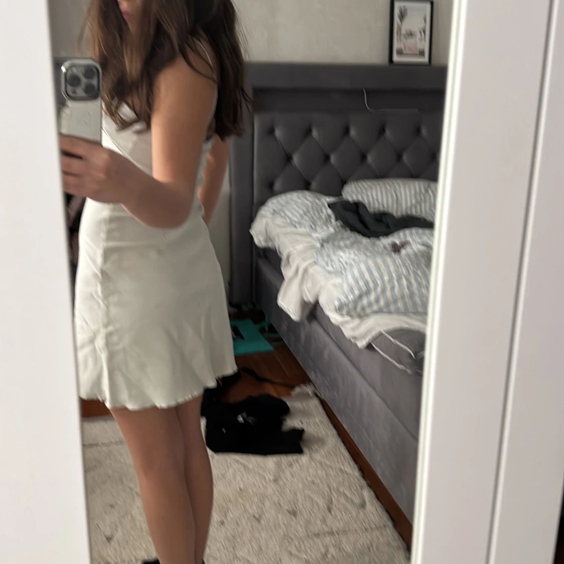 Vit klänning i storlek XS-S - 92