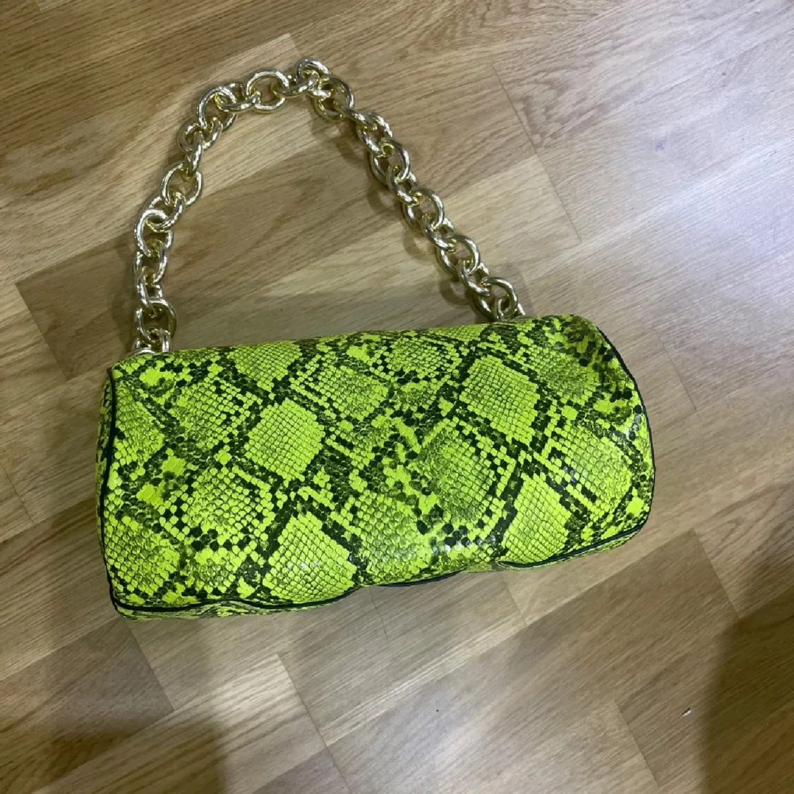 Gröna ormskinn sandaler från din sko med matchande väska - 91