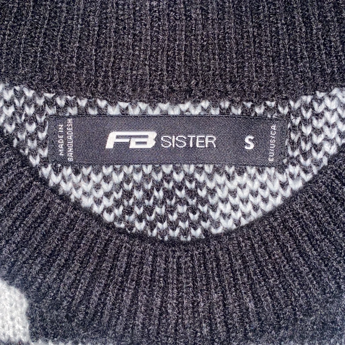 Svartvit rutig väst från FB Sister - 91