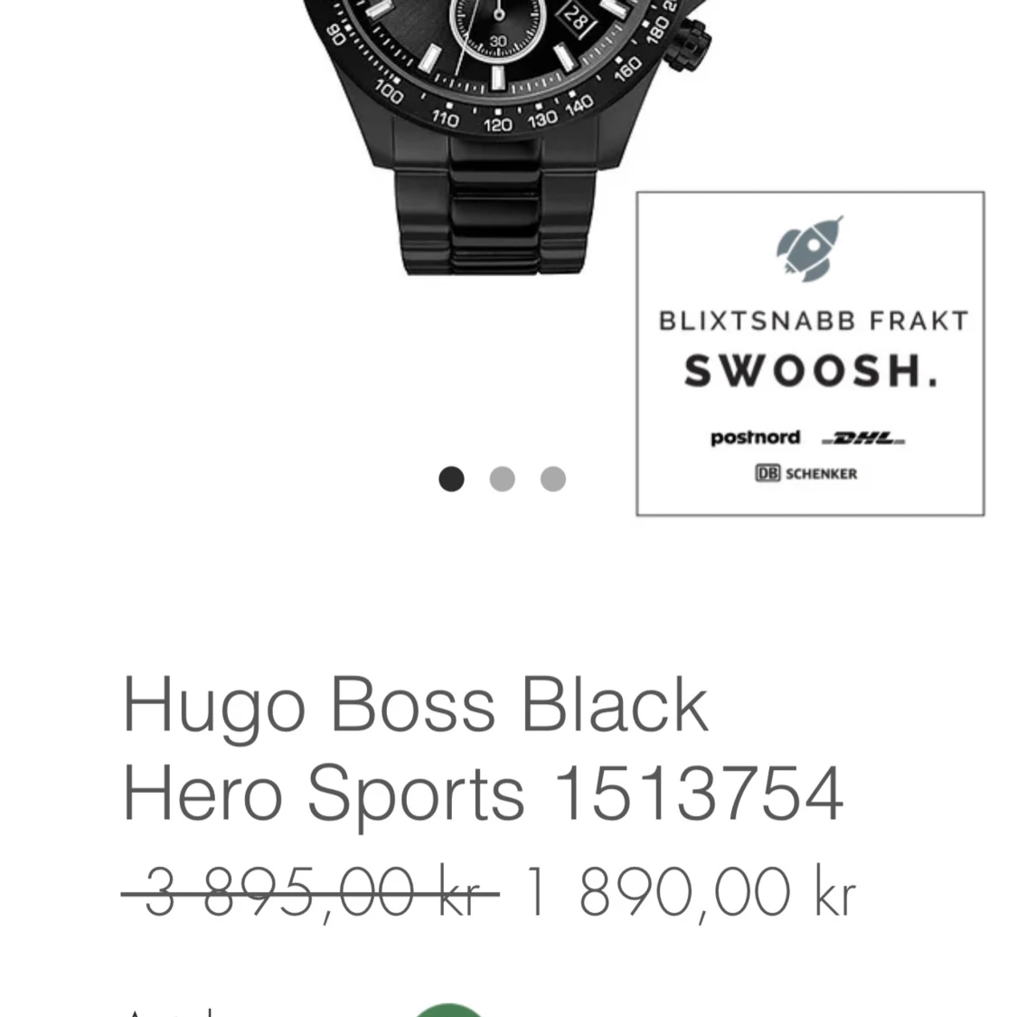 Hugo Boss Black Hero Sports 1513754 - 91