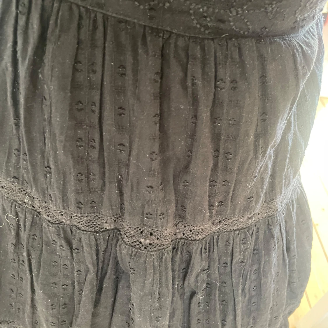 Svart omlottklänning - 91