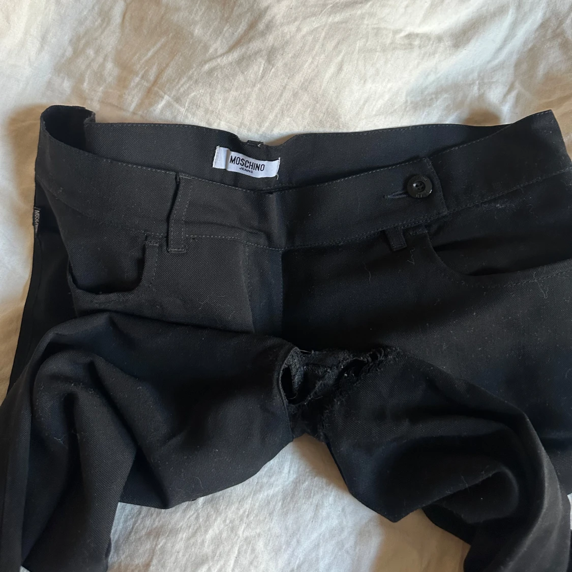 Lågmidjade kostymbyxor  - 3