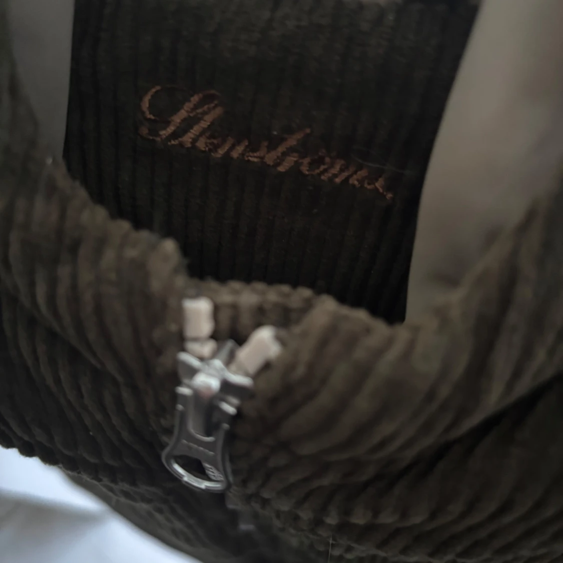 Olivgrön manchester dunväst från Stenströms - 91