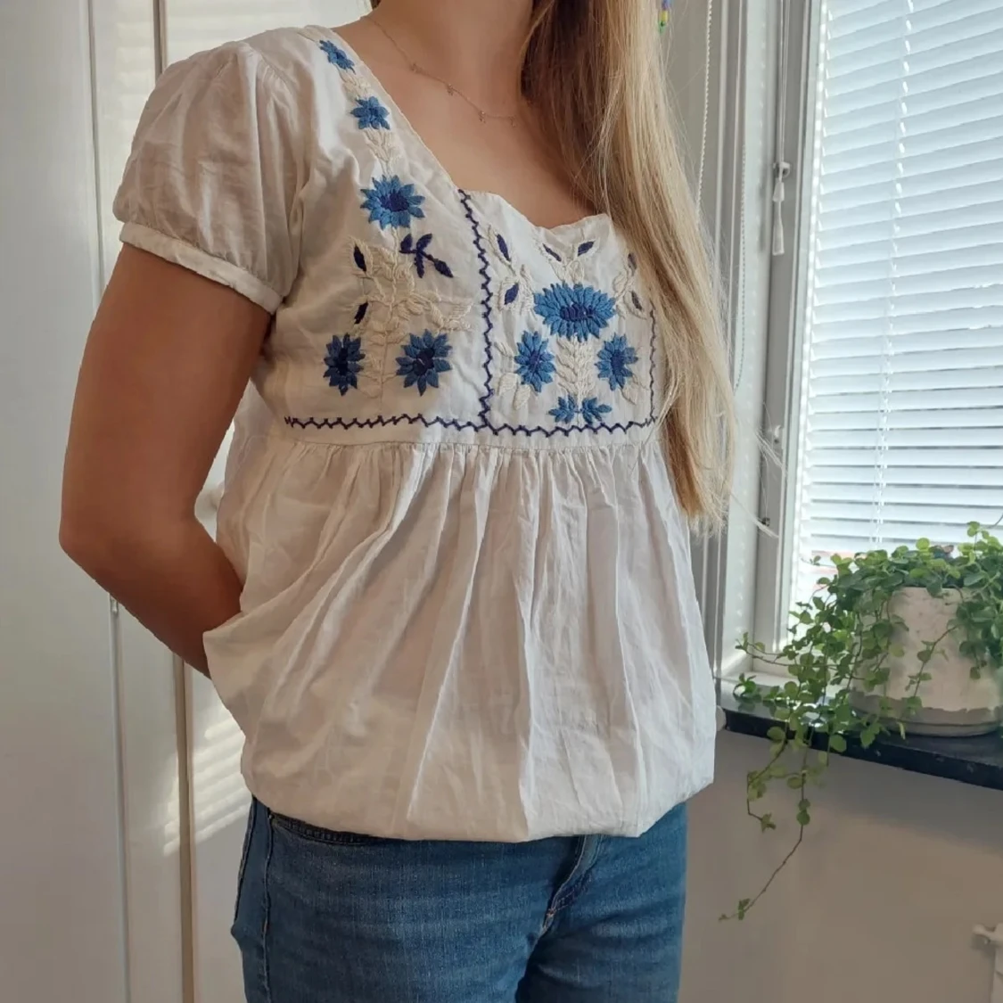 Supersöt vit blus!! - 90